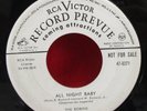 THE ROBINS All Night Baby 45 rpm (1953) RCA Victor 47-5271 DOO WOP VG+