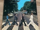 THE BEATLES-ABBEY ROAD 1969 MISALIGNED APPLE ON REAR.