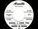 TEEN-BONNIE JO MASON (CHER)-RINGO, I LOVE YOU/BEATLE BLUES-ANNETTE 1000