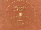 Very Nice DISCOPHILES DF 176 MOZART LILI KRAUS BOSKOWSKY MOZART PIANO CONCERTOS