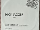 MICK JAGGER ROLLING STONES LUCKY IN LOVE RARE AUSTRALIA 12 INCH PROMO SINGLE