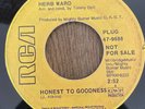 HERB WARD - HONEST  TO GOODNESS