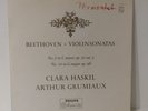 PHILIPS 00412 Arthur Grumiaux Clara Haskil Beethoven Sonatas 7 & 10  EX+