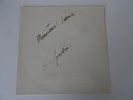 RARE   CHARLES CHANTE AZNAVOUR ET DIMEY 33T  AUTOGRAPHE DEDICACE / ALBUM BLANC