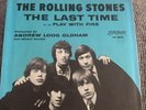 The Rolling Stones “The Last Time” Picture Sleeve. Ex. Added Vinyl VG+