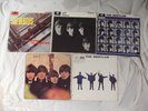 BEATLES 1960s Y&B MONO UK PRESS x 5 PLEASE ME WITH FOR SALE HARD DAYS NIGHT HELP