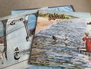 Genesis Foxtrot 1st press & Trespass x 2 Vinyl porky pecko large hatter