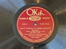 Louis Armstrong Hot Five Don't Forget to Mess Around Okeh 8343 Jazz 78 EE+
