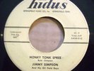 ROCKABILLY 45 JIMMY SIMPSON 