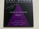 Gary Numan Live “Down In The Park / Metal” - Signed - Coloured Vinyl - New