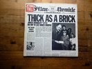 Jethro Tull Thick As A Brick A3/B2 1st Press EX Vinyl LP Record Album CHR 1003