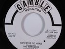 Northern Soul 45 INTRUDERS Cowboys To Girls GAMBLE NM/VG++ promo HEAR a
