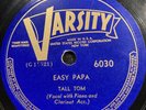 BLUES 78 rpm TEDDY MOSS (AS TALL TOM) VARSITY 6030