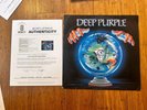 Deep purple Slaves and masters SIGNED RCA Record BECKETT LETTER COA