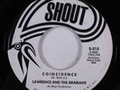 Northern Soul Funk Breaks 45 LAWRENCE & ARABIANS Coincidence SHOUT NM/VG+ HEAR a
