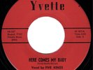 Rare KILLER Doo Wop 45- The Five Kings: Here Comes My Baby on Yvette