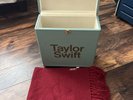 Taylor Swift Midnights Vinyl Record Collector Case 2022 All Too Well Red Scarf