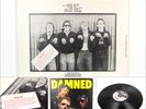 DAMNED DAMNED DAMNED Misprint LP 1977 The Damned Hot Rods Pic & Erratum Sticker