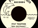 SOUL EXCITEMENT Stay Together 45 Pink Dolphin Rare 1969 New Jersey Funk M-