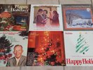 CHRISTMAS 6 Vinyl LP Lot: Bing Crosby Burl Ives Brenda Lee Johnny Cash Nat Cole