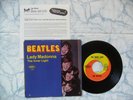 THE BEATLES - LADY MADONNA 45 + PS PICTURE SLEEVE + RARE FAN CLUB INSERT   orig