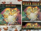 QUEEN Rocks Orig. 1997 Vinyl Double LP Album Freddie Mercury w/ Promo Items -EX.