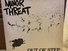 Minor Threat. Out Of Step. First Pressing Black Back W/Lyric Sheet. 1983.