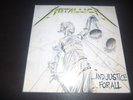 METALLICA AND JUSTICE FOR ALL ORIGINAL JAPAN VINYL RELEASE 25AP 5178-9 M-