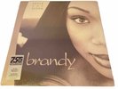 Brandy Never Say Never Ltd Clear Vinyl 2 LP - SEALED, Box Mailed-Creased Sleeve