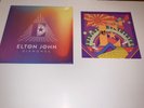 ELTON JOHN: DIAMONDS PYRAMID EDITION VINYL LP  & *SIGNED CARD*. NEW.