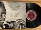 MILES DAVIS All Star Sextet PRESTIGE 10” RVG 1954