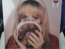 Sabrina Carpenter Target Fruitcake Recipe Olive Green Vinyl w/ Postcard RARE