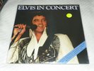 ELVIS IN CONCERT- RED VINYL 2-LP SET- SEALED -180-GRAM-RARE-WITH FREE ELVIS
