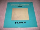 RARE LP YVONNE LEFEBURE ORIG FRENCH FY065 PIANO J.S BACH