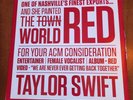 SUPER RARE Taylor Swift RED 2LP Promotional set on Red Vinyl from 2012 ACM