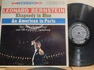 COLUMBIA MS 6091 BERNSTEIN Gershwin Rhapsody Blue Paris 6 EYE 1959 VG++ TO NM