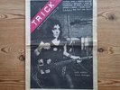 TRICK #1 UK 1977 RARE PUNK PAPER ADVERTS CLASH SEX PISTOLS STRANGLERS SIOUXSIE