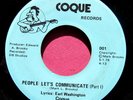 COQUE - People Let's Communicate - Soul Funk 45 rpm - Coque 001