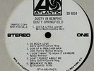 Dusty Springfield-Dusty In Memphis-RARE 1969 US White Label PROMO LP-CLEAN