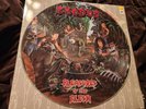 EXODUS PLEASURES OF THE FLESH 1987 COMBAT PICTURE DISC LP LTD. EDITION #8339 OOP