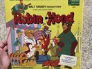 Walt Disney Story And Songs From Robin Hood Disneyland Records LP 3810