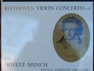 Super Nice Classic Records Heifetz Munch - Beethoven Violin Concerto 180 Gram NM