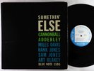 Cannonball Adderley - Somethin' Else LP - Blue Note Mono DG RVG Ear 47 W 63rd