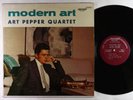 Art Pepper Quartet - Modern Art LP - Score - SLP 4030 Mono DG