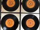 4 David Bowie 7” Singles, Star Man, Space Oddity, Sound And Vision, Life On Mars