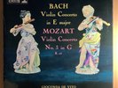Bach, Mozart violin concertos; Gioconda DeVito ED1 UK cream/gold HMV ASD 429 NM