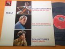 Barbirolli Du Pre Elgar Cello Concerto Sea Pictures British EMI ASD 2750 70s NM