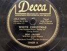78RPM White Christmas Let's Start The New Year Right Bing Crosby Decca 18429