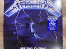 Metallica Ride The Lightning BLUE SPLATTER 40th Anniversary LP Sealed