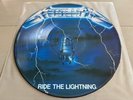METALLICA - RIDE THE LIGHTNING ORG 1.PRESS PICTURE DISC 1986     SLAYER,MEGADETH